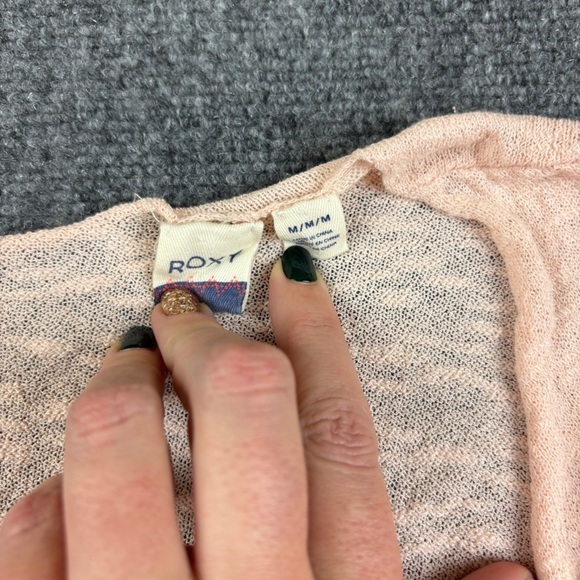 ROXY Women’s In Like With You Pink Sweater size: Medium - Picture 4 of 8